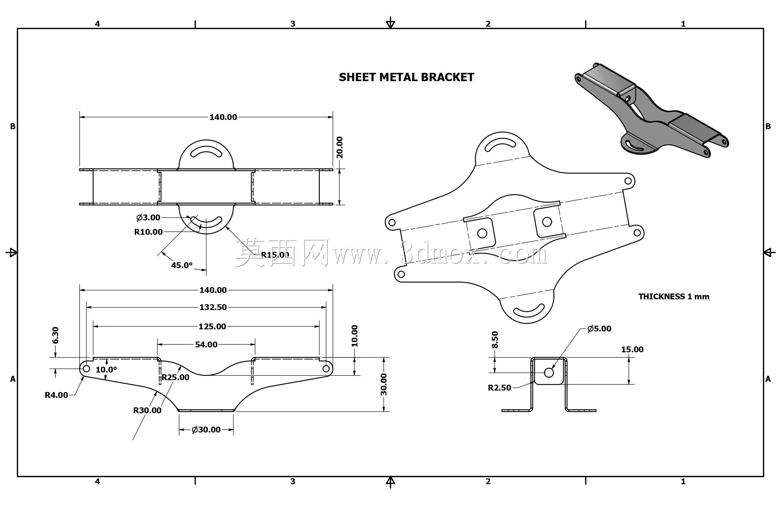钣金练习44/支架/Practica chapa metálica 44/Autodesk Inventor Pro