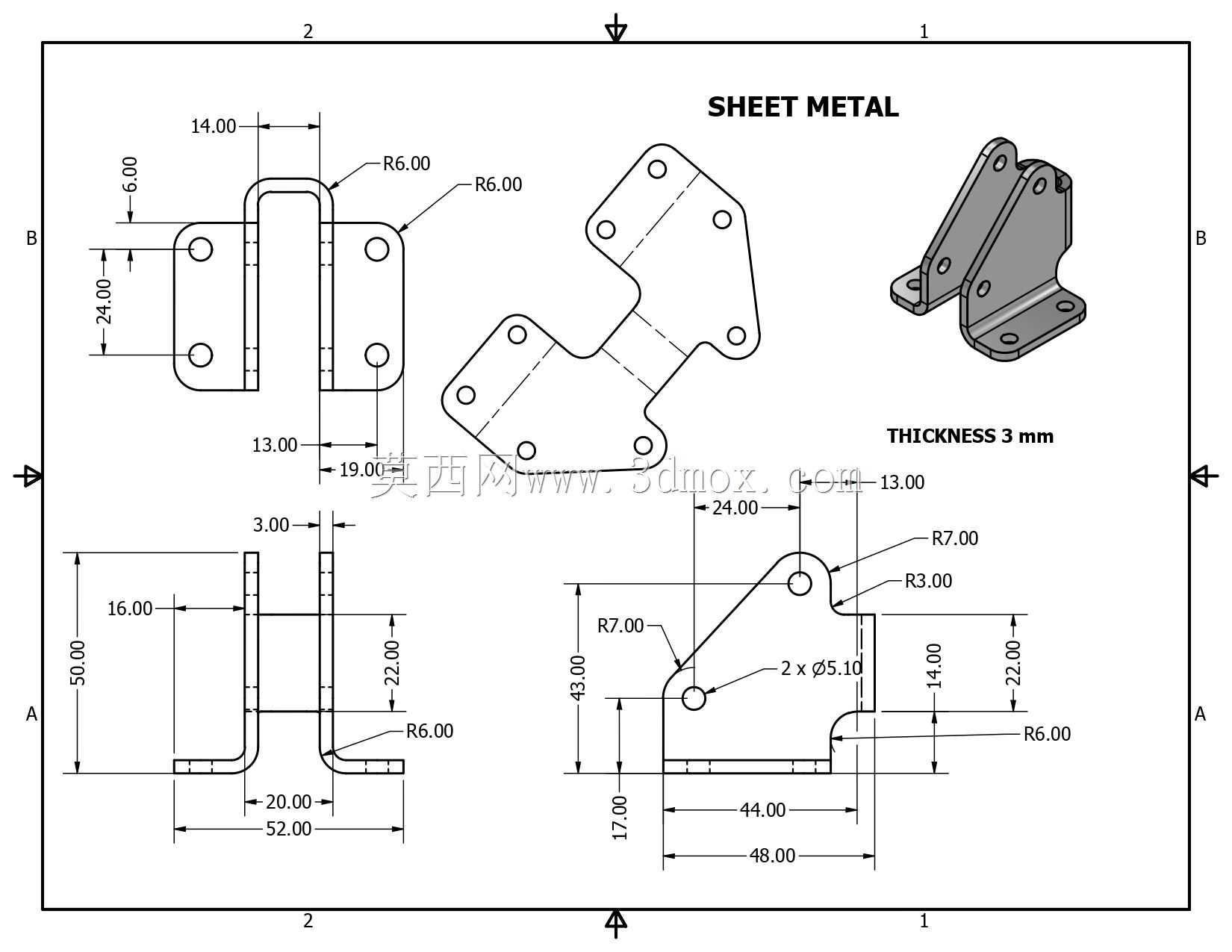 �ӽ���ϰ43/Practica chapa met��lica 43/Autodesk Inventor Pro
