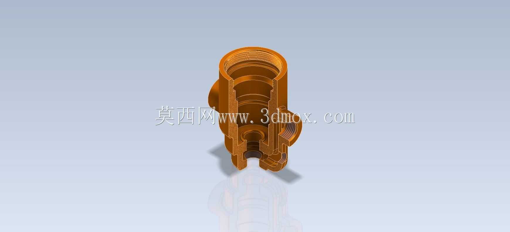 3D CAD基本练习/制动调节器本体/法国Cuerpo Regulador/Autodesk Inventor Pro