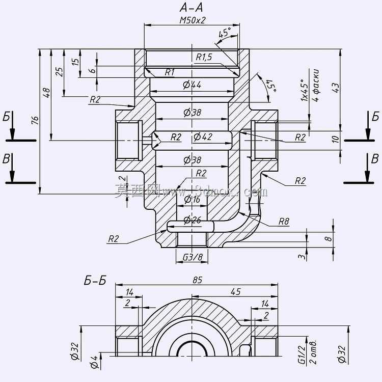 3D CAD基本练习/制动调节器本体/法国Cuerpo Regulador/Autodesk Inventor Pro