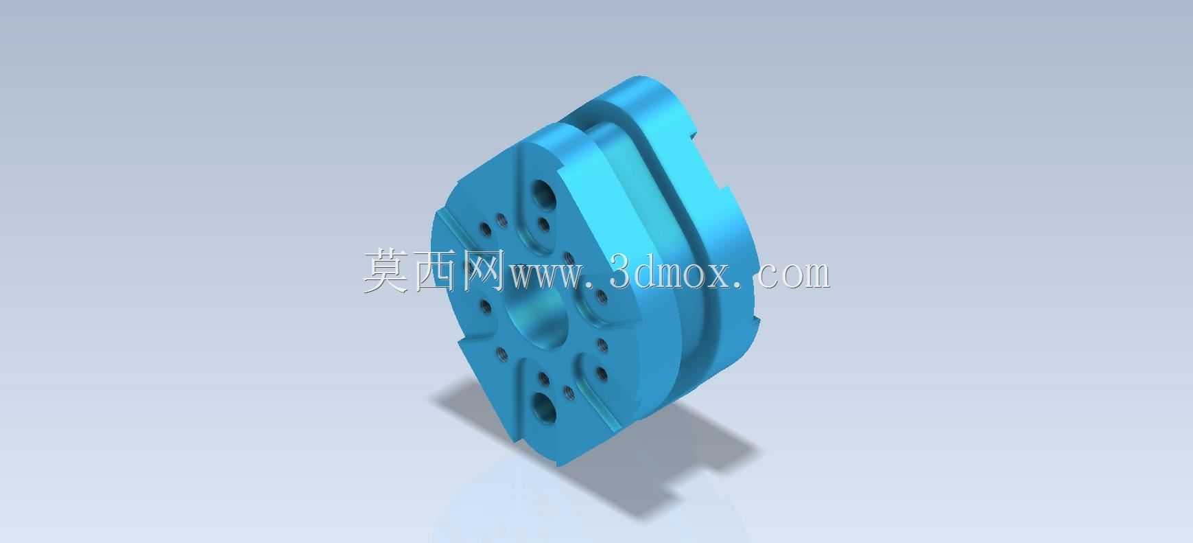三维CAD基本练习/后轮轮毂/Autodesk Inventor Pro