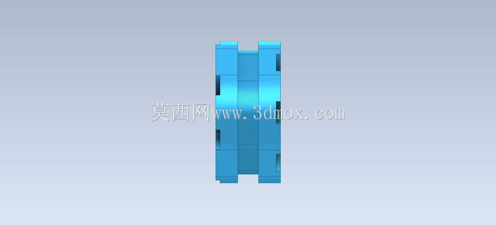 三维CAD基本练习/后轮轮毂/Autodesk Inventor Pro