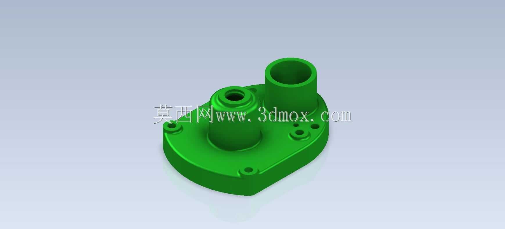 Studycadcam三维CAD练习581/齿轮箱盖/Cubierta Caja de Cambios/Autodesk Inventor Pro