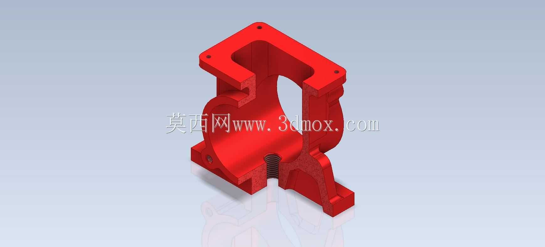 三维CAD基础练习/泵壳/Carcasa de Bomba/Autodesk Inventor Pro
