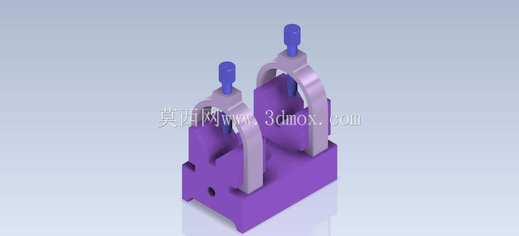 ��άCAD������ϰ/���V�Ϳ��/Abrazadera���Bloque V/Autodesk Inventor Pro