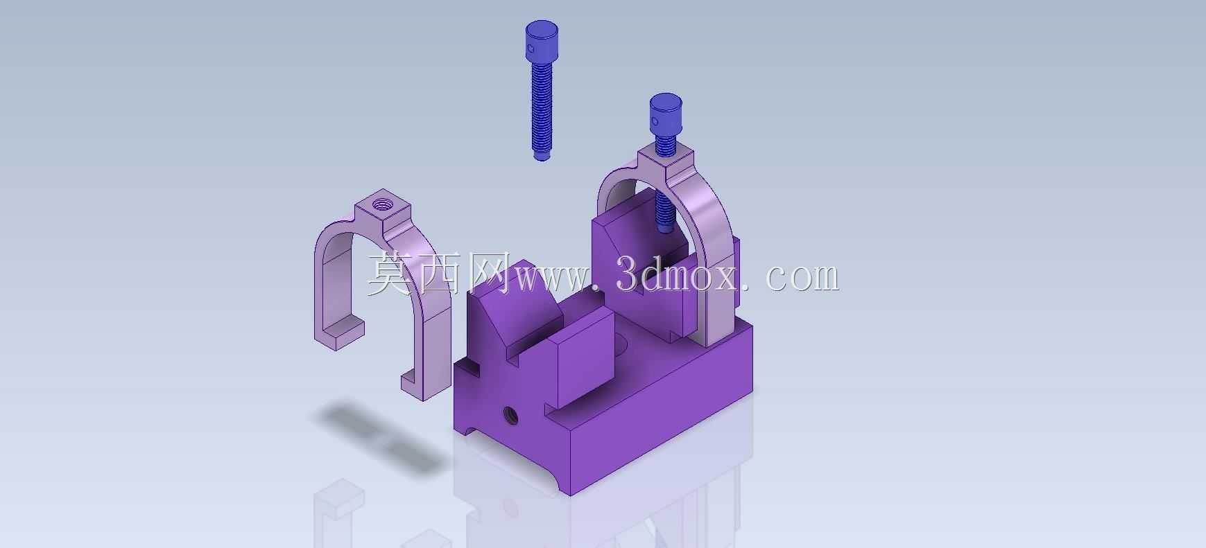 ��άCAD������ϰ/���V�Ϳ��/Abrazadera���Bloque V/Autodesk Inventor Pro