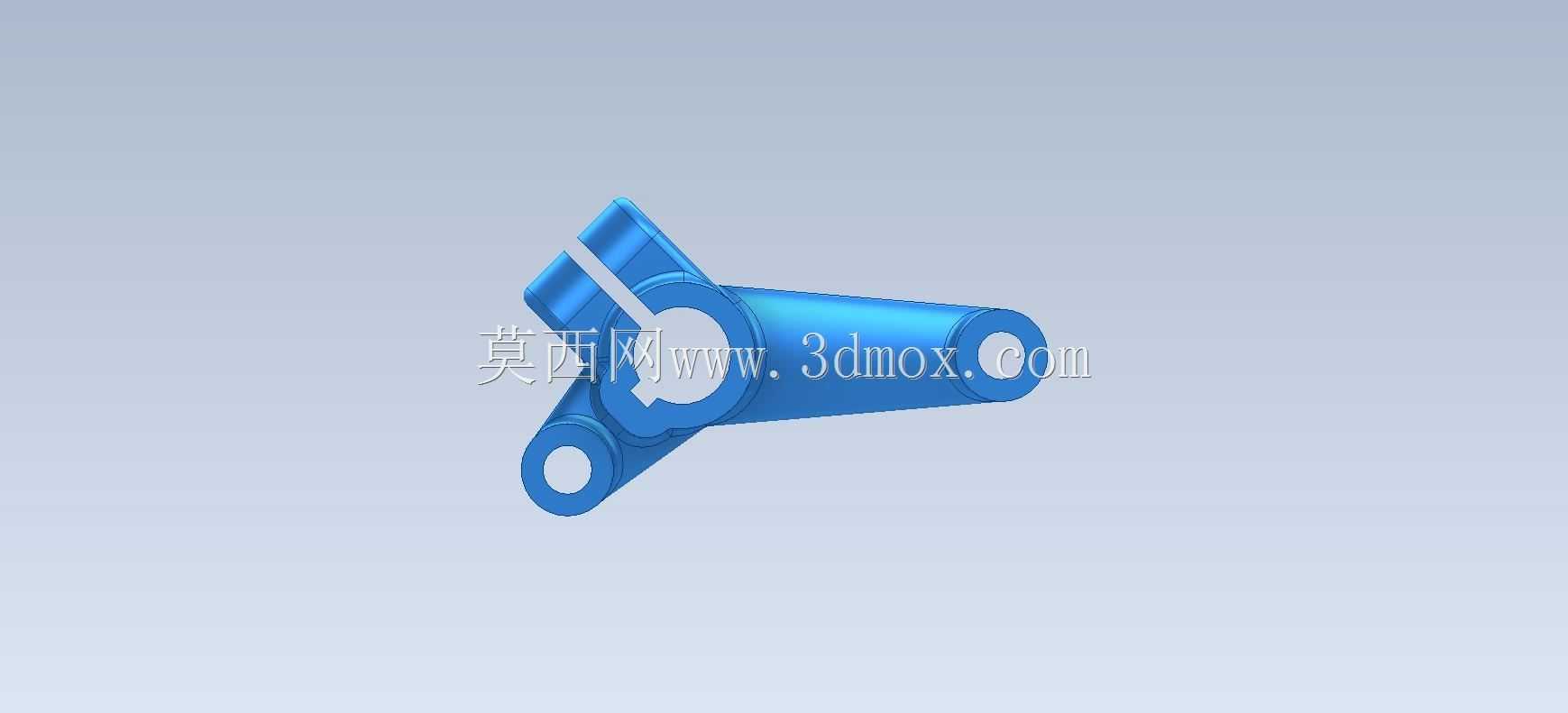3D CAD基本练习/制动操纵杆/法国控制中心/Autodesk Inventor Pro