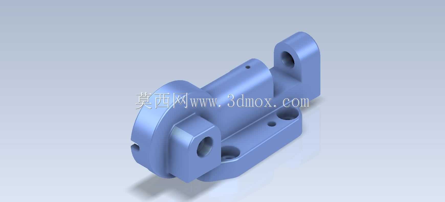 三维CAD基本练习/表盘固定器/Receptáculo de Cuadrante/Autodesk Inventor Pro