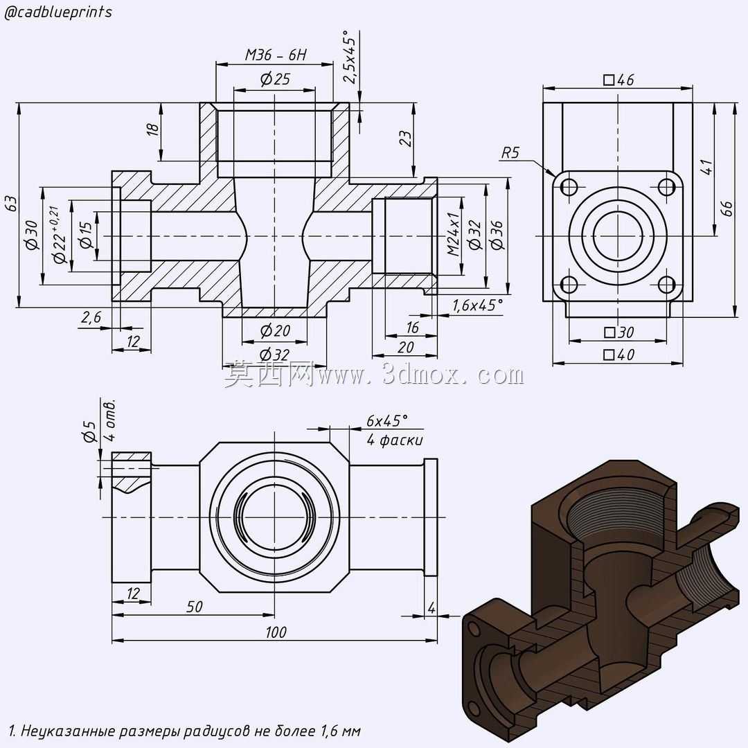 三维CAD基本练习阀体连接器/阀瓣连接器/水龙头/Grifo/Autodesk Inventor Pro