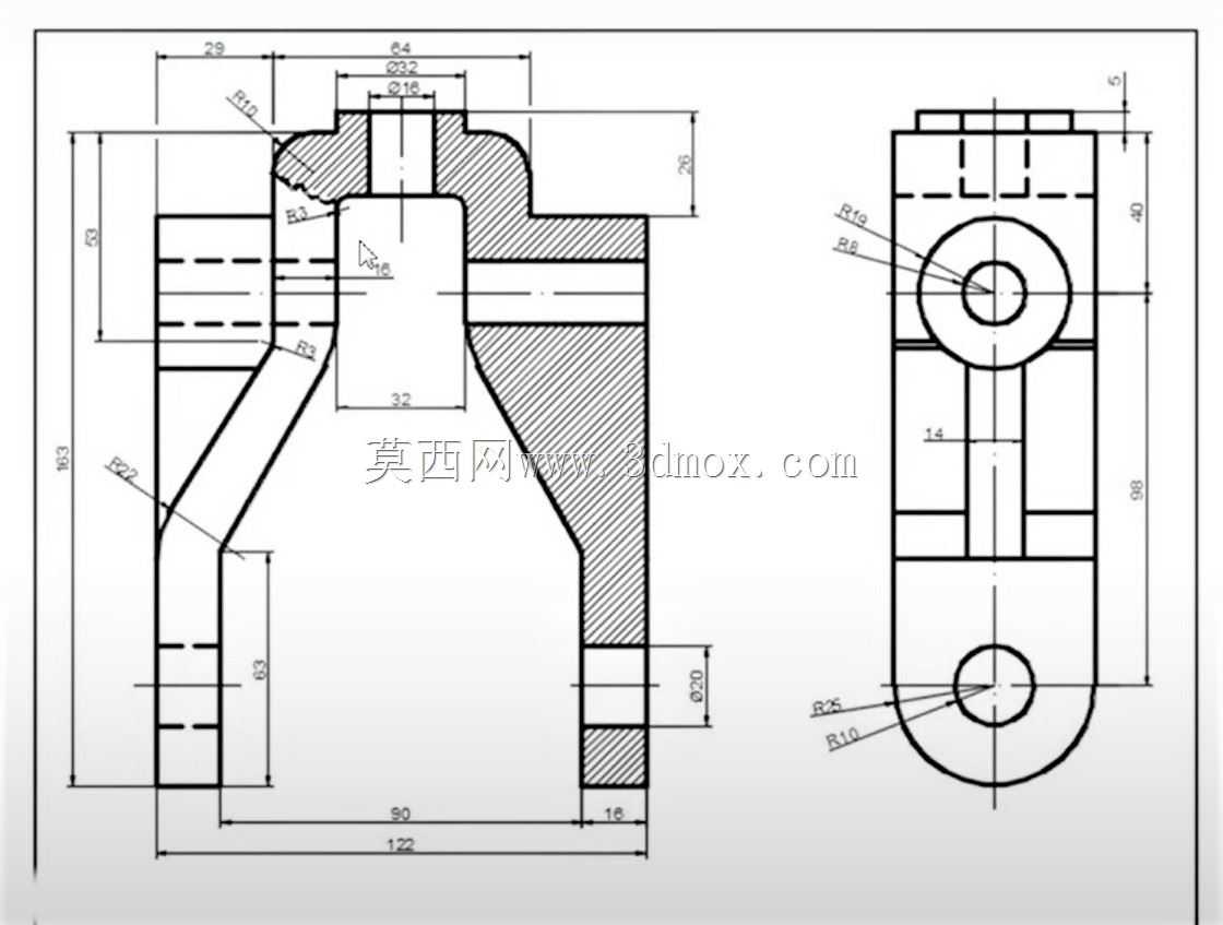 三维CAD基本练习/Autodesk Inventor Pro
