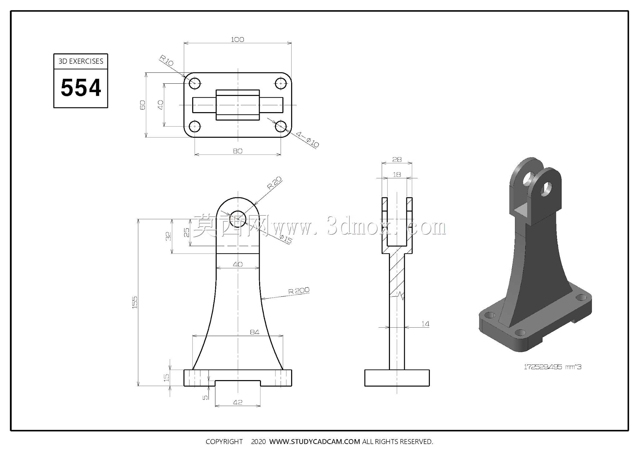 Studycadcam��άCAD��ϰ554/Autodesk Inventor Pro
