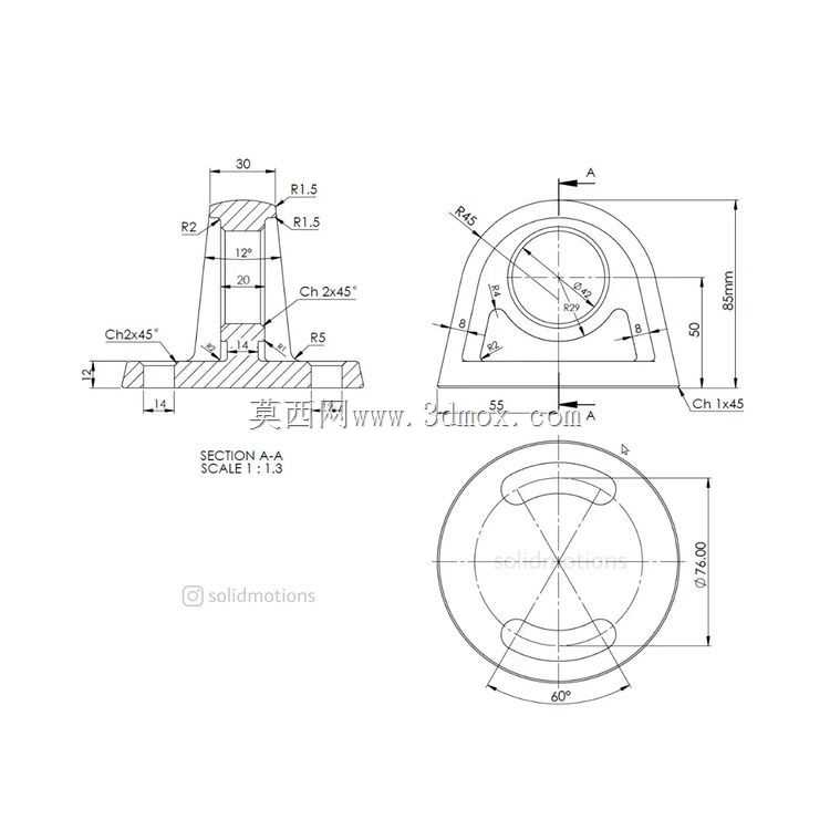 三维CAD基本练习/Autodesk Inventor Pro