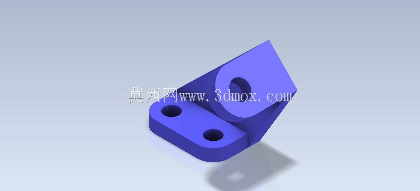 Studycadcam三维CAD练习540/固定支架/Autodesk Inventor Pro