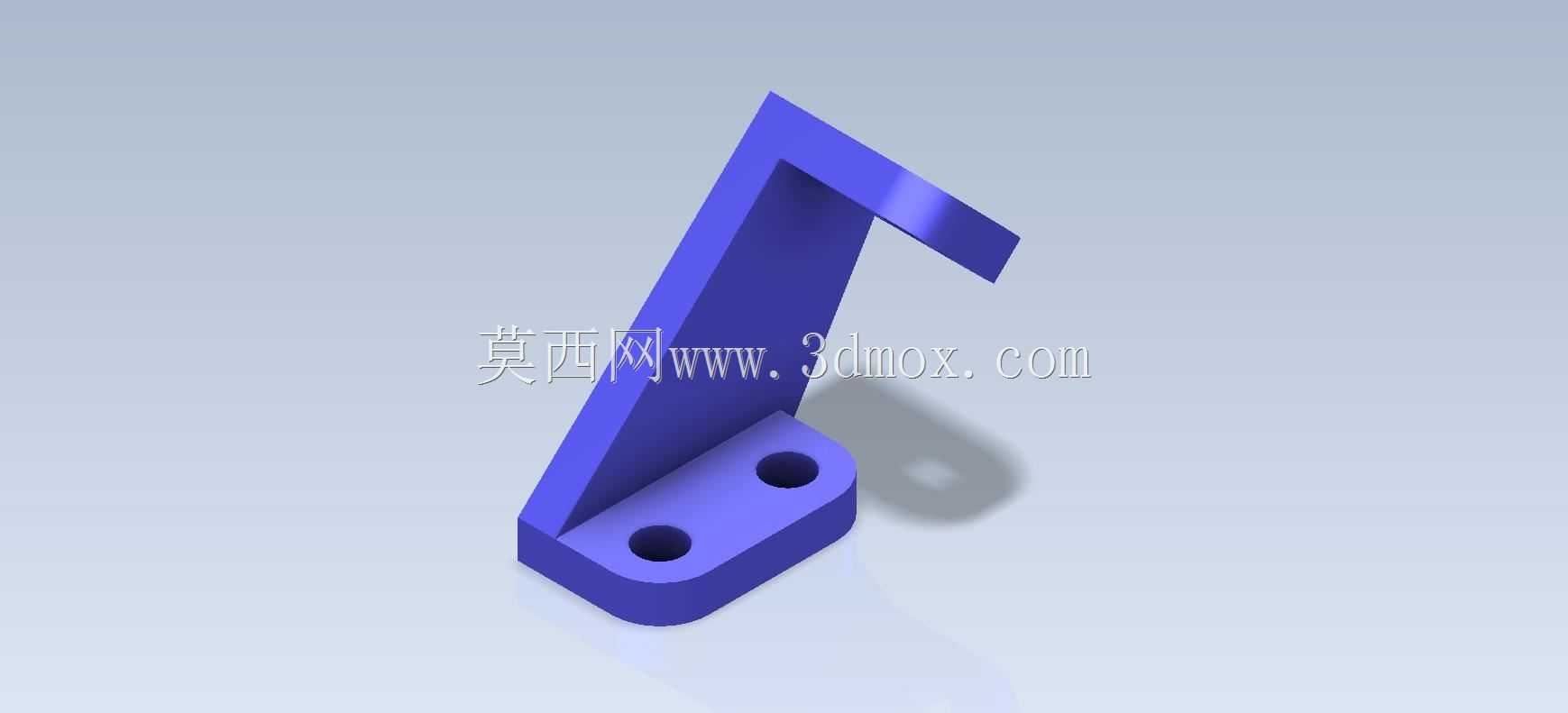Studycadcam三维CAD练习540/固定支架/Autodesk Inventor Pro