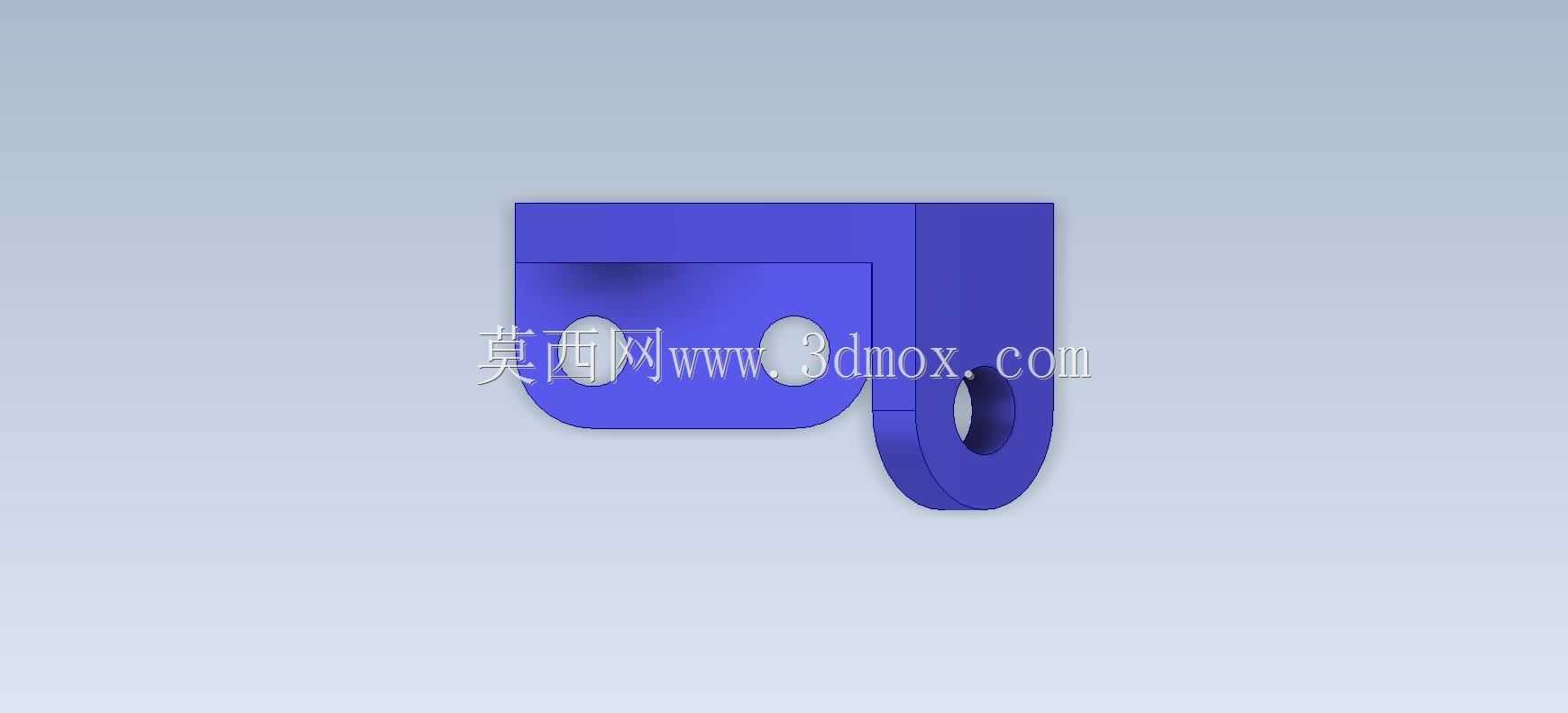Studycadcam三维CAD练习540/固定支架/Autodesk Inventor Pro