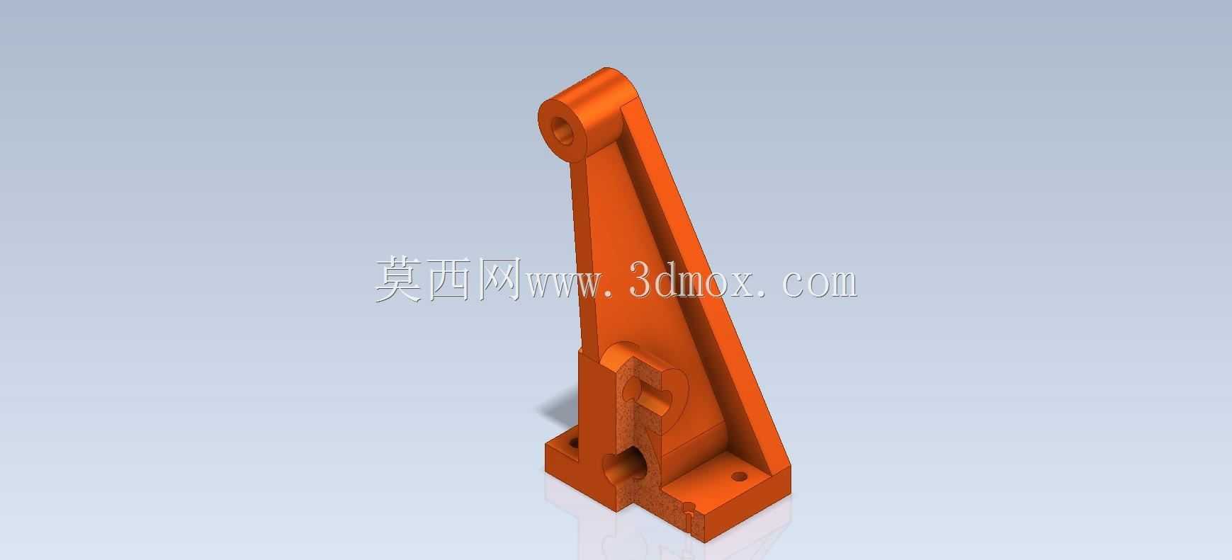 Studycadcam三维CAD练习538/弹出器底座/Autodesk Inventor Pro