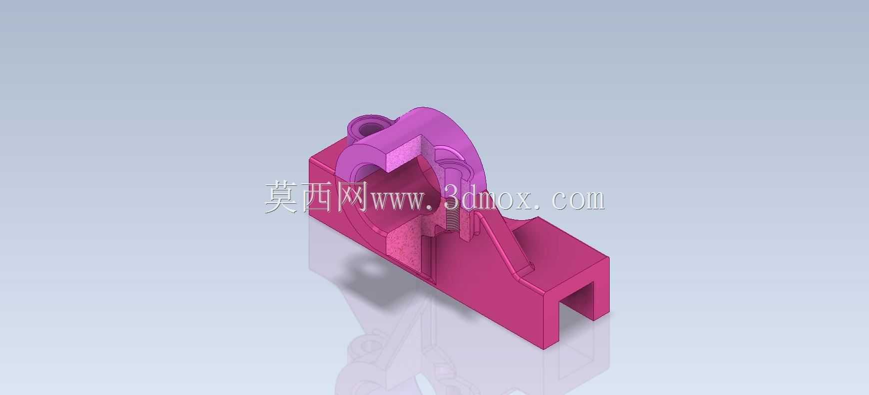 三维CAD基本练习/支架滑动/Corredera de Reja//Autodesk Inventor Pro