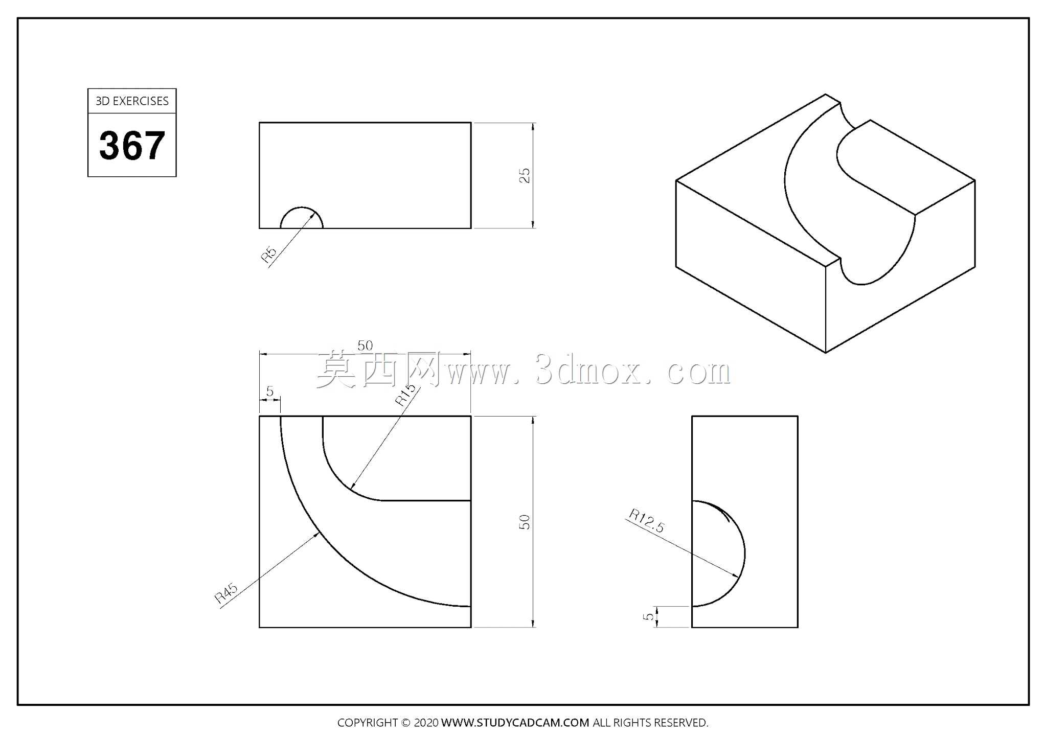 Studycadcam��άCAD��ϰ367/Autodesk Inventor Pro