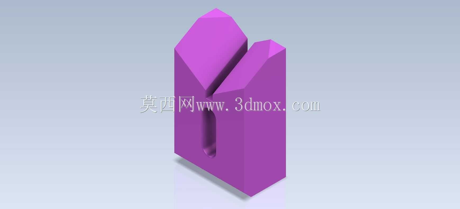 Studycadcam三维CAD练习528 A/定心块/Autodesk Inventor Pro
