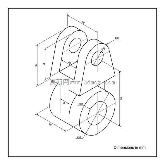 三维CAD基本练习/Autodesk Inventor Pro