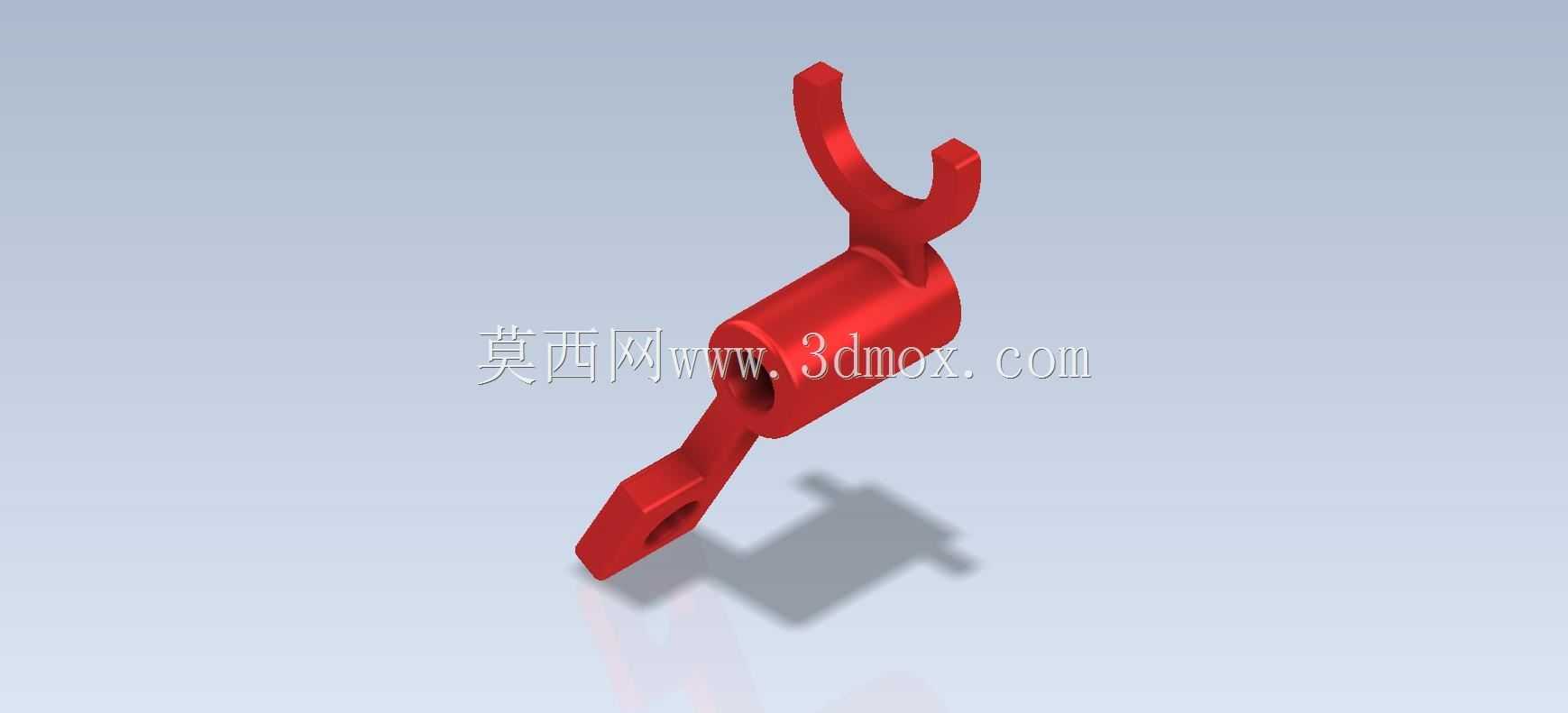 Studycadcam三维CAD练习518 D/滑动叉/Horquilla deslizante/Autodesk Inventor Pro