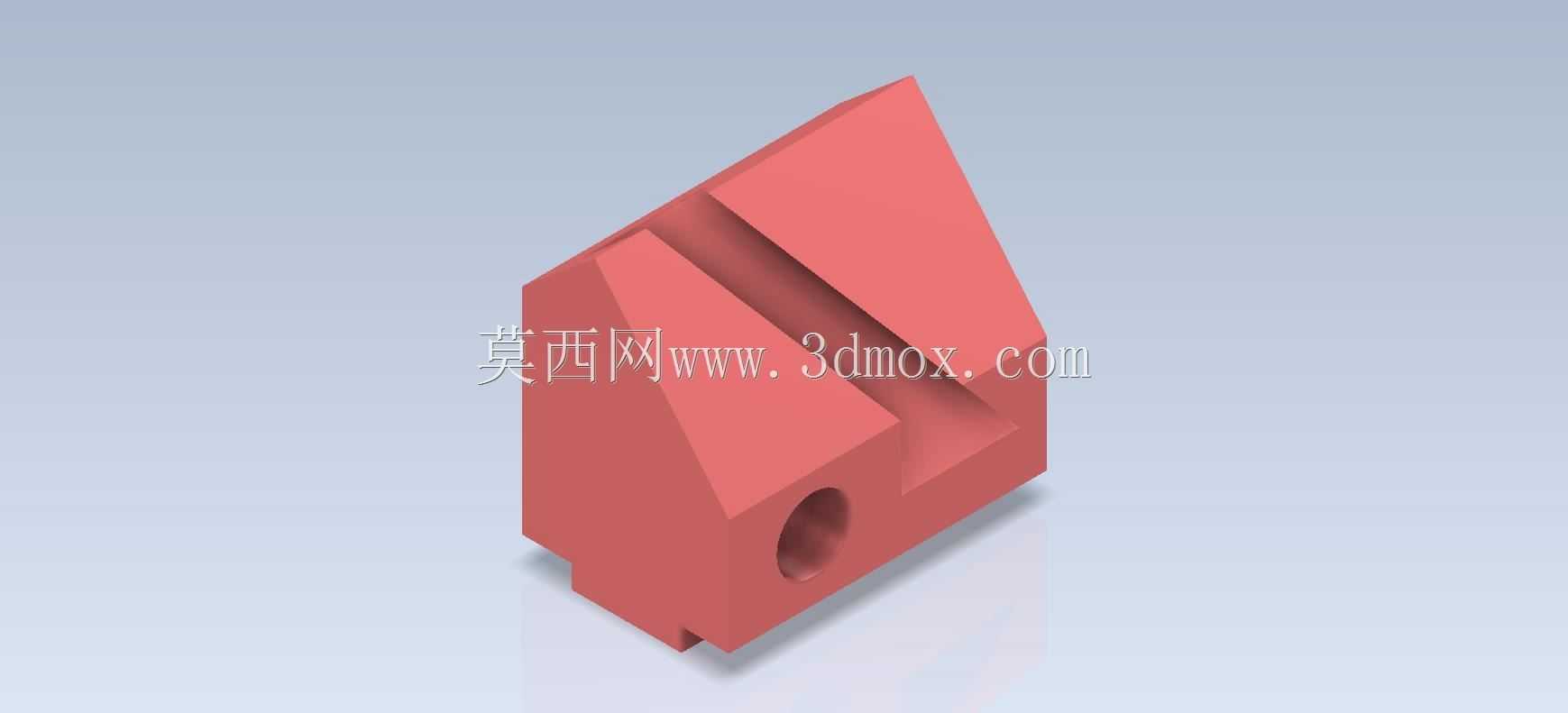 3D CAD基本练习/可调节止动块/Tope可调节/Autodesk Inventor Pro
