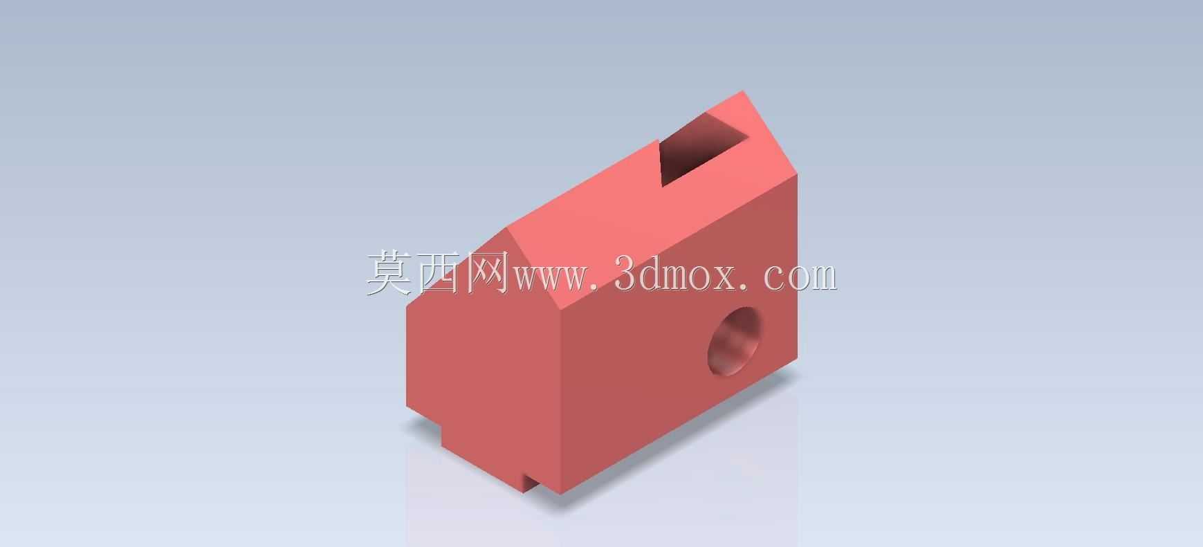 3D CAD基本练习/可调节止动块/Tope可调节/Autodesk Inventor Pro