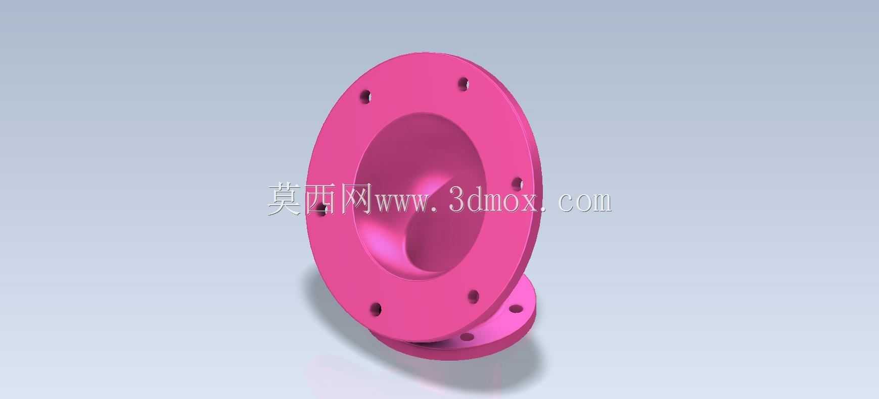三维CAD基本练习/\“圆顶法兰管”/Autodesk Inventor Pro
