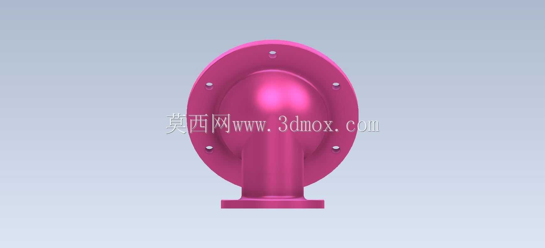 三维CAD基本练习/\“圆顶法兰管”/Autodesk Inventor Pro