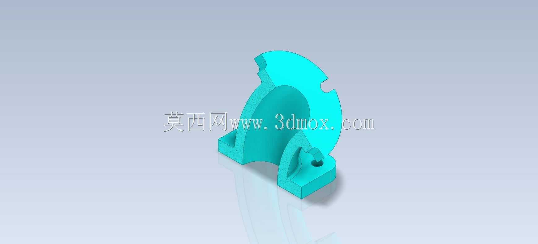Studycadcam三维CAD练习517 A/43°法兰弯头/Autodesk Inventor Pro