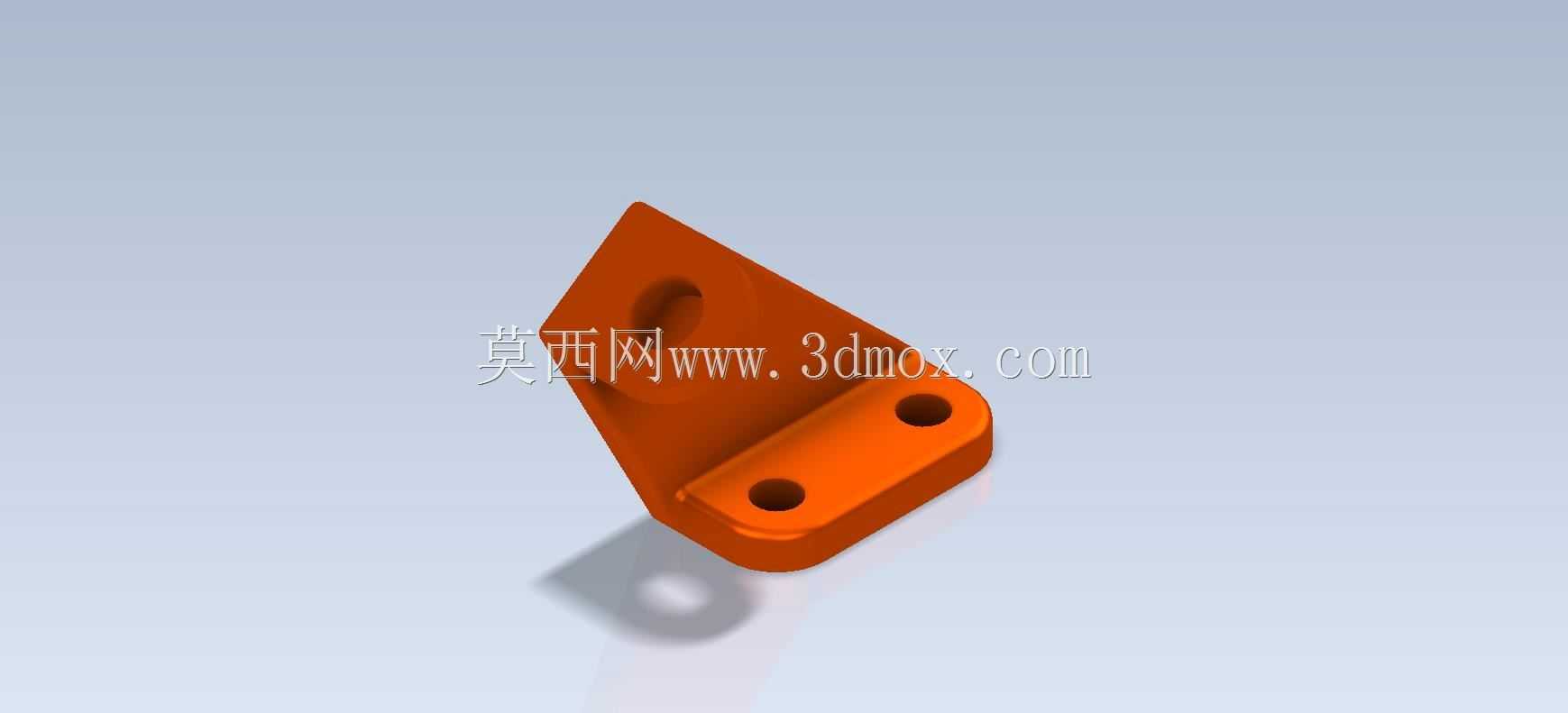 Studycadcam三维CAD练习516 D/固定支架/Ménsula de ancla/Autodesk Inventor Pro