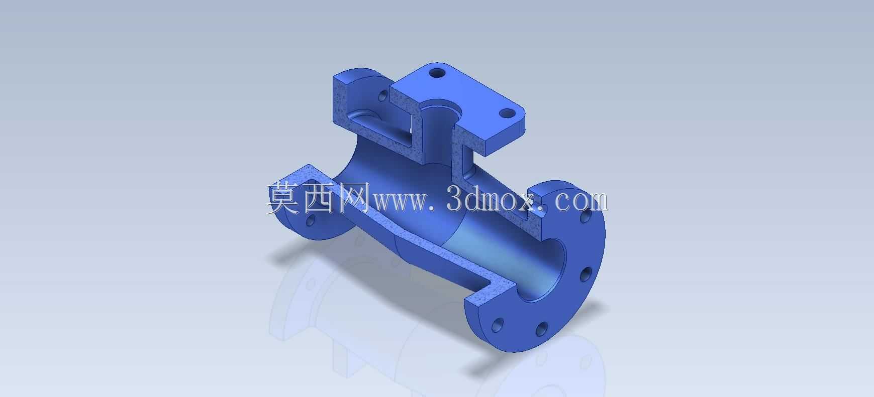 Studycadcam三维CAD练习514/阀体阀/Autodesk Inventor Pro