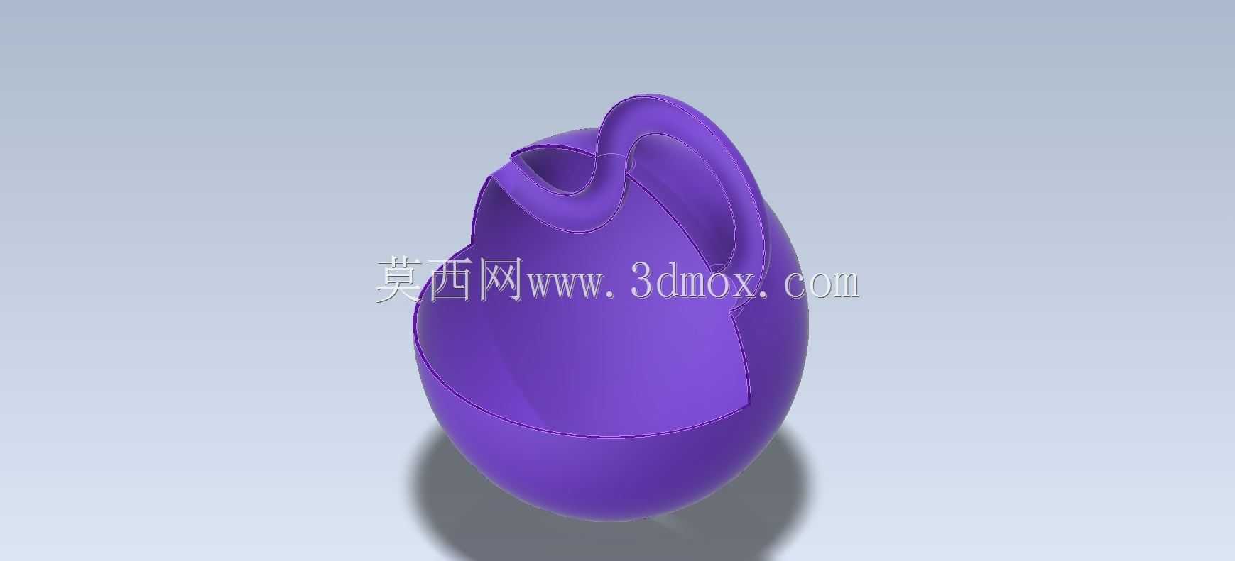 Studycadcam三维CAD练习509/空心球/Autodesk Inventor Pro
