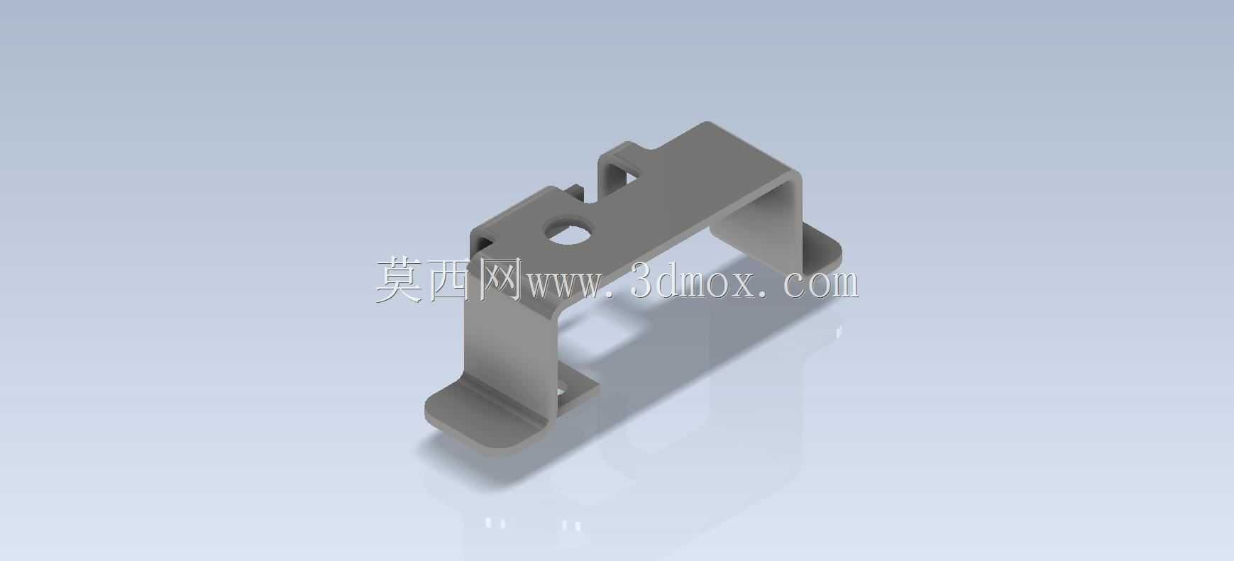 钣金练习30/夹子支架/Practica chapa metálica 30/夹子de sujeción/Autodesk Inventor Pro