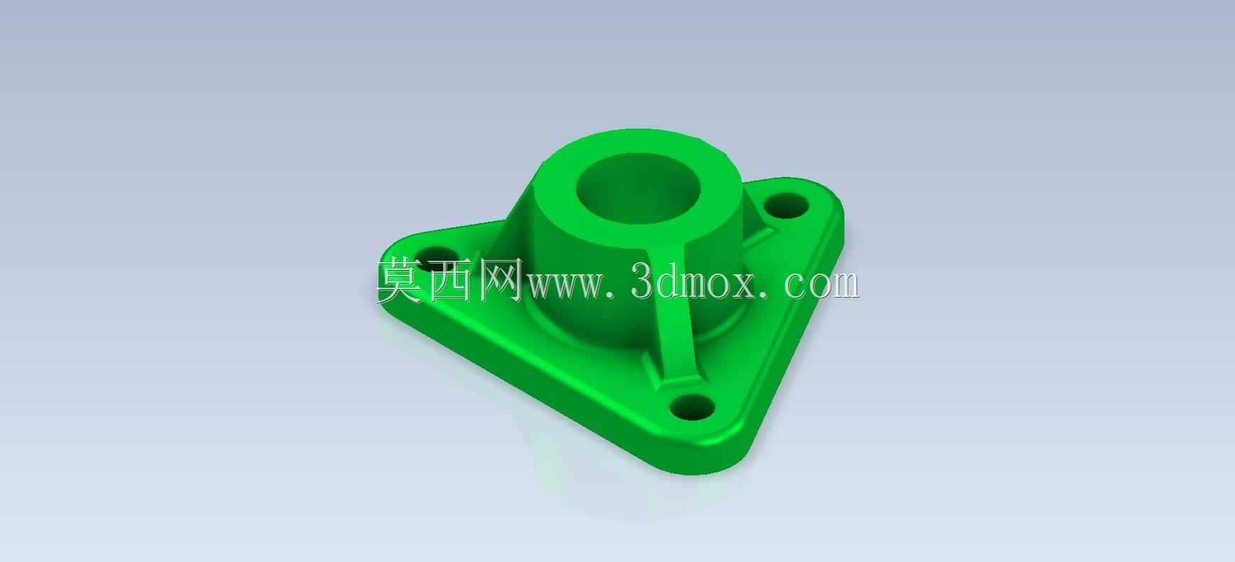 Studycadcam三维CAD练习506/柱支撑/sporte de columna Autodesk Inventor Pro