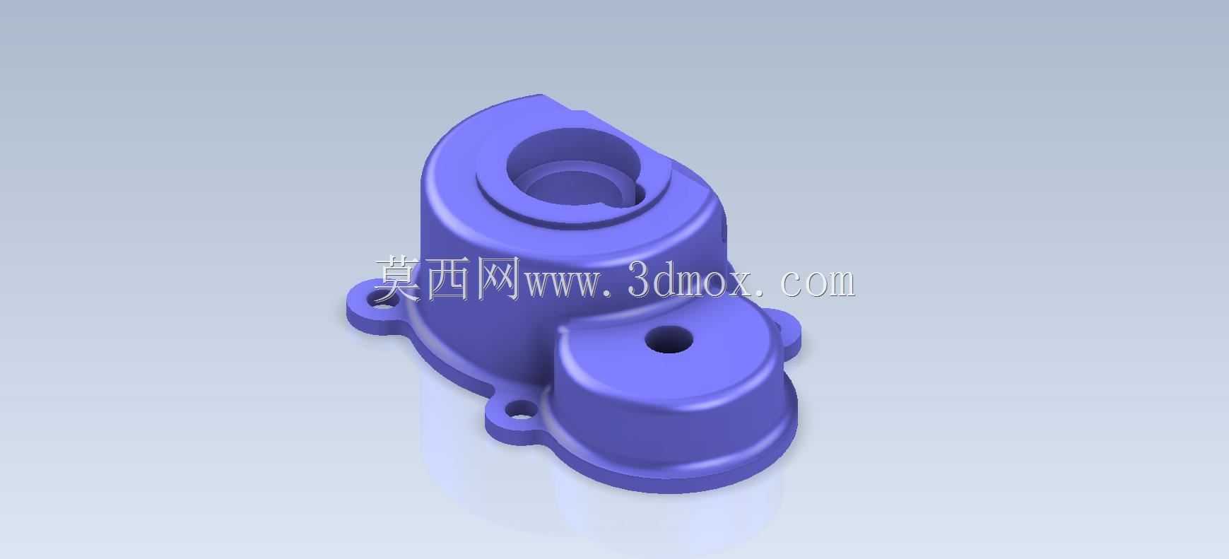 Studycadcam三维CAD练习499/齿轮箱盖/Autodesk Inventor Pro
