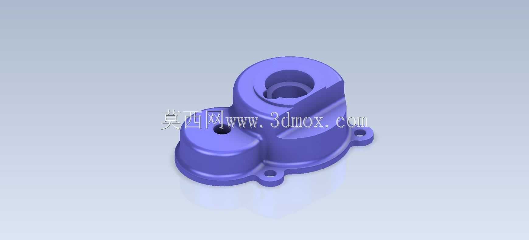 Studycadcam三维CAD练习499/齿轮箱盖/Autodesk Inventor Pro