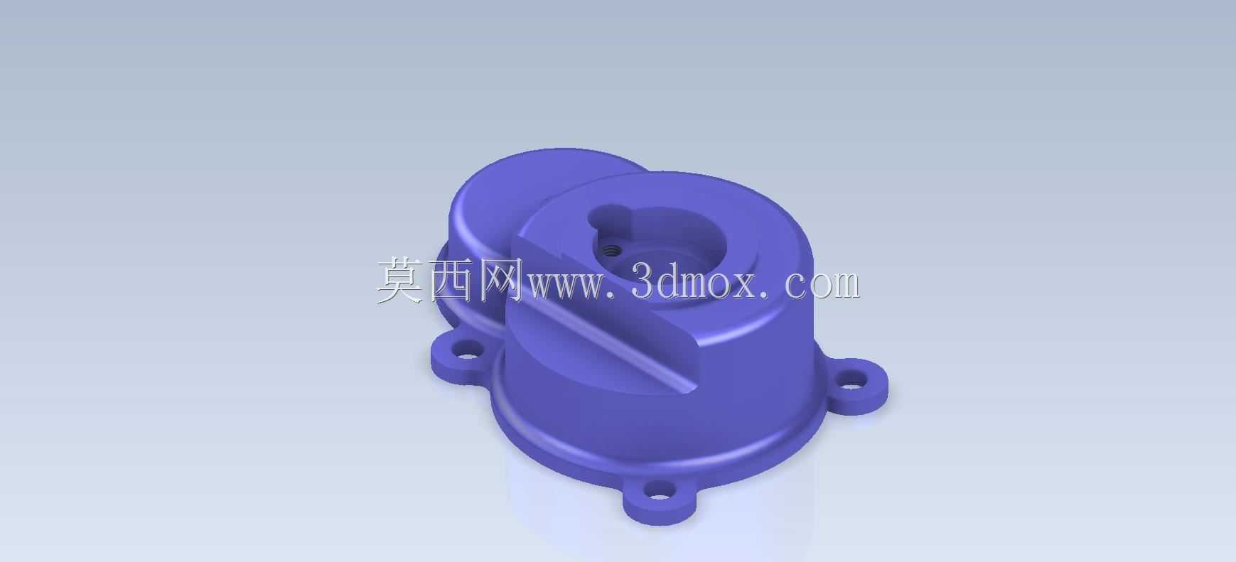 Studycadcam三维CAD练习499/齿轮箱盖/Autodesk Inventor Pro
