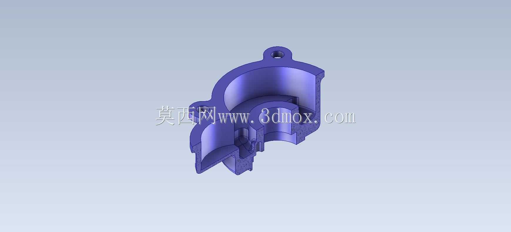 Studycadcam三维CAD练习499/齿轮箱盖/Autodesk Inventor Pro