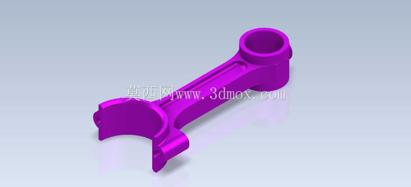 Studycadcam三维CAD练习485/连杆/Autodesk Inventor Pro
