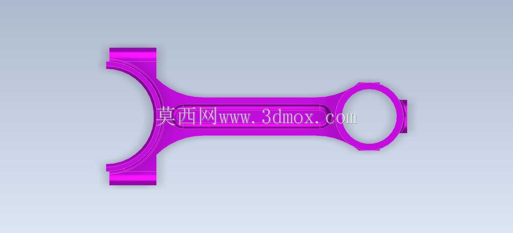 Studycadcam三维CAD练习485/连杆/Autodesk Inventor Pro