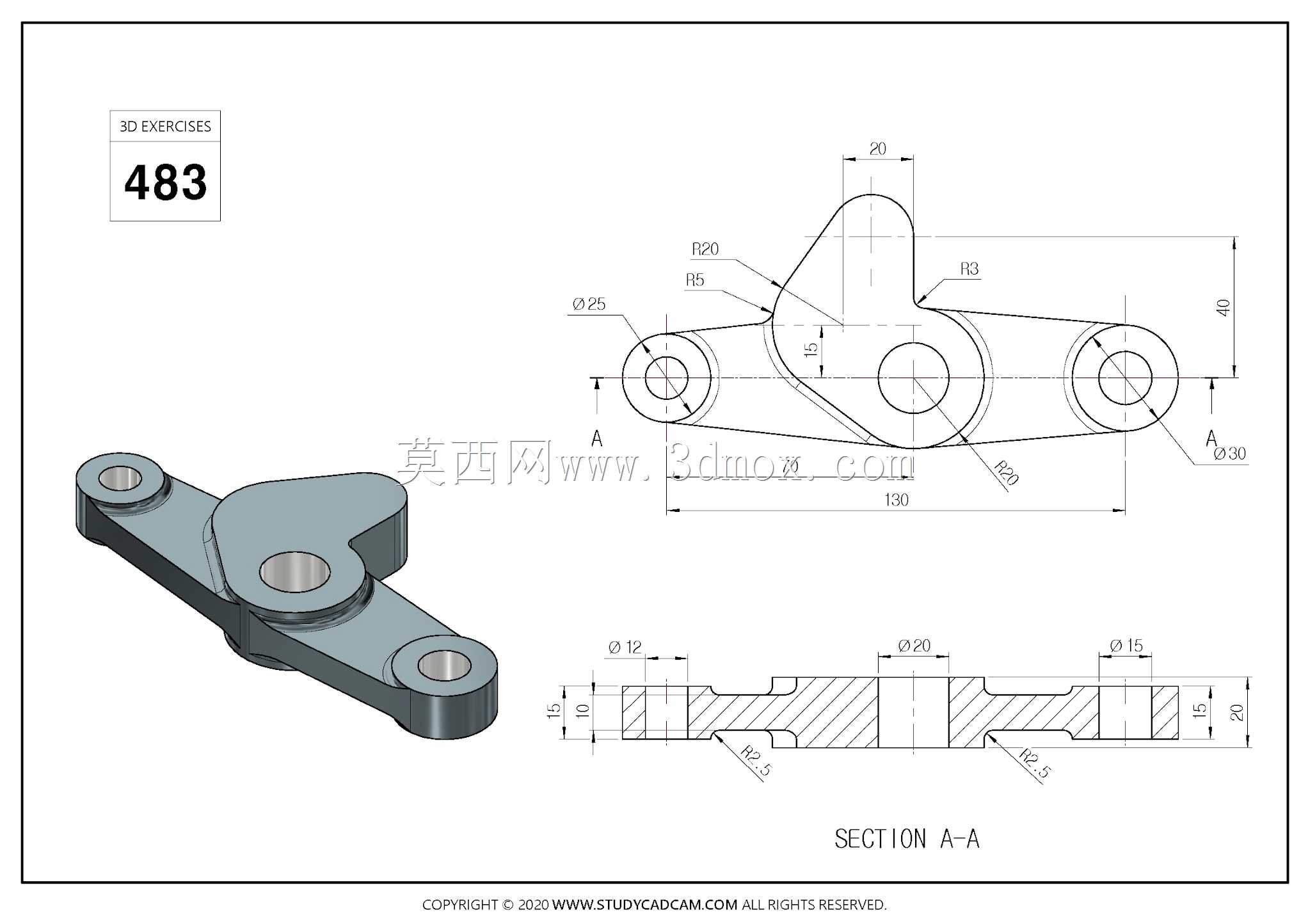 Studycadcam��άCAD��ϰ483/Autodesk Inventor Pro