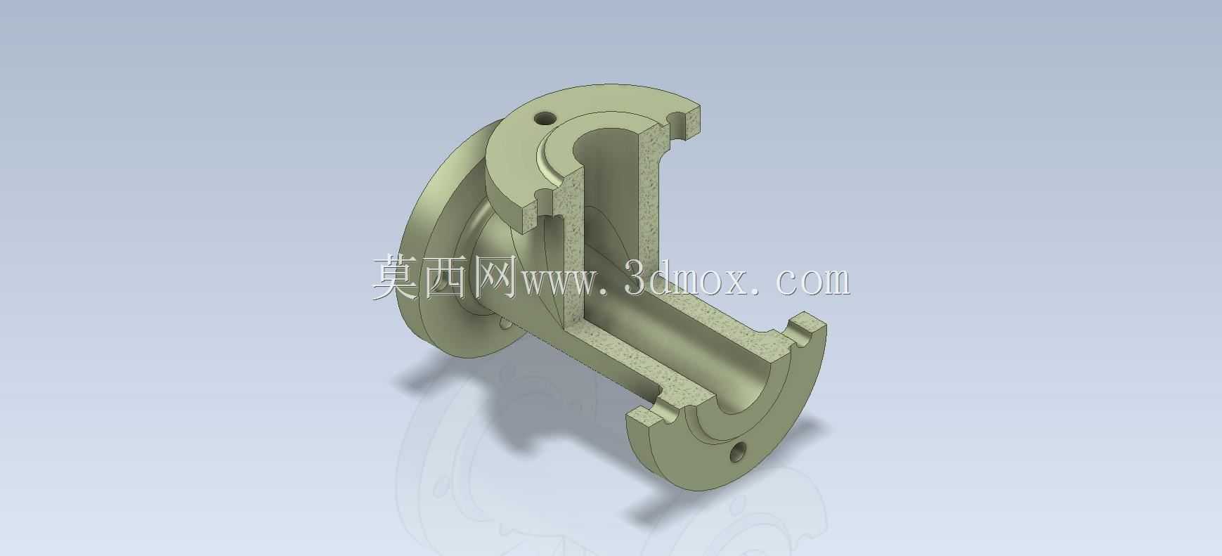Studycadcam三维CAD练习480/阀体/Autodesk Inventor Pro