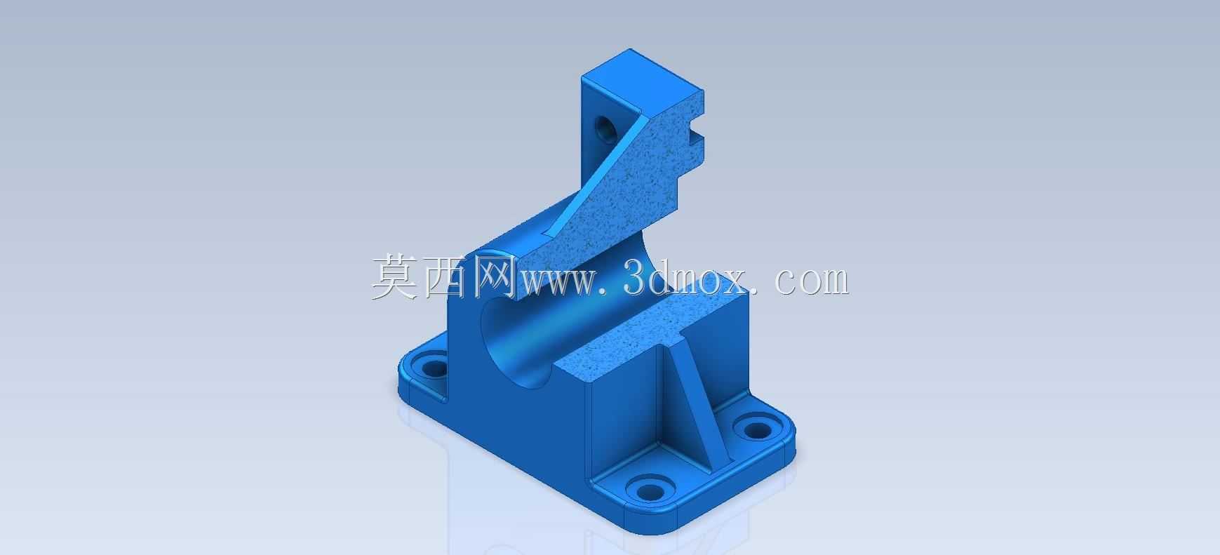三维CAD基本练习/滑动支架/Soporte deslizante/Autodesk Inventor Pro