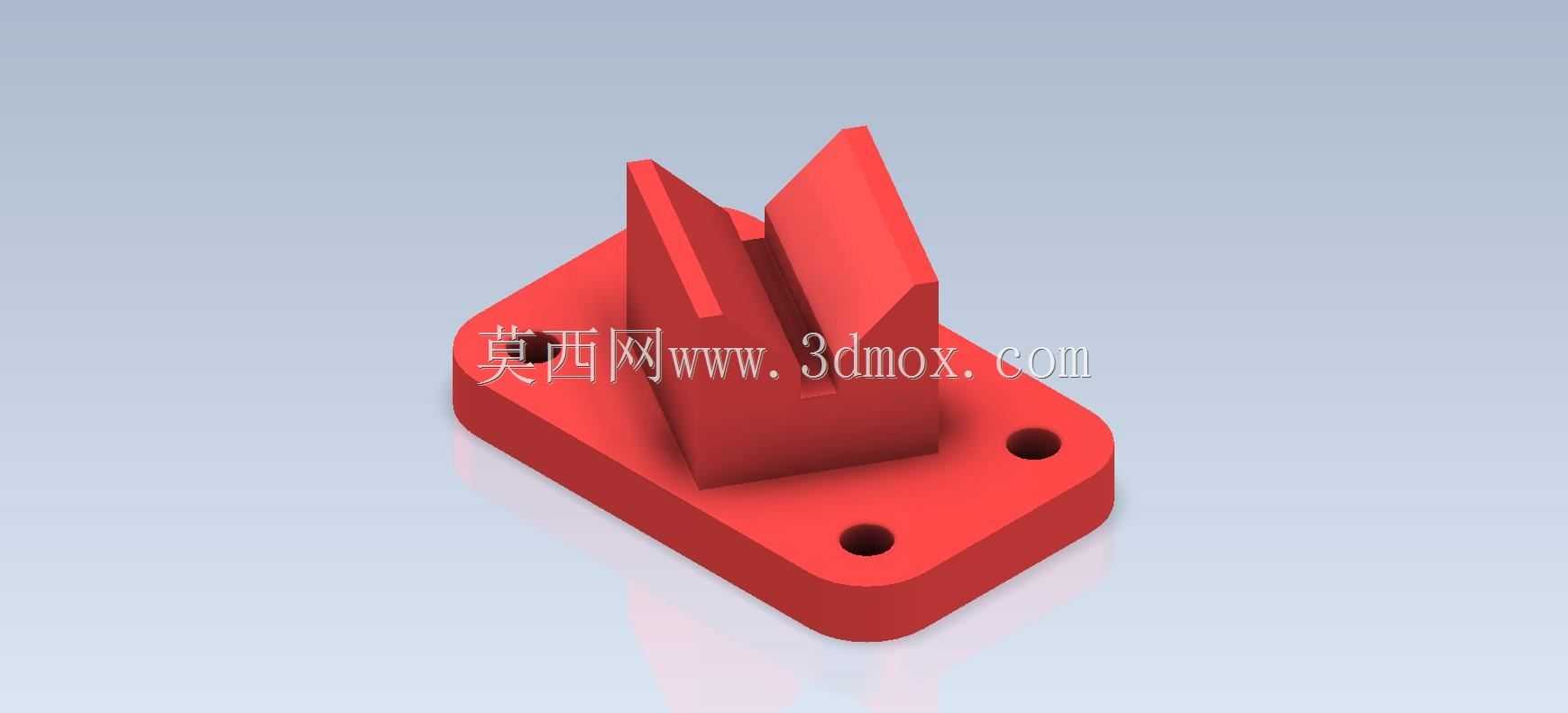 Studycadcam三维CAD练习472/角度V块/Autodesk Inventor Pro