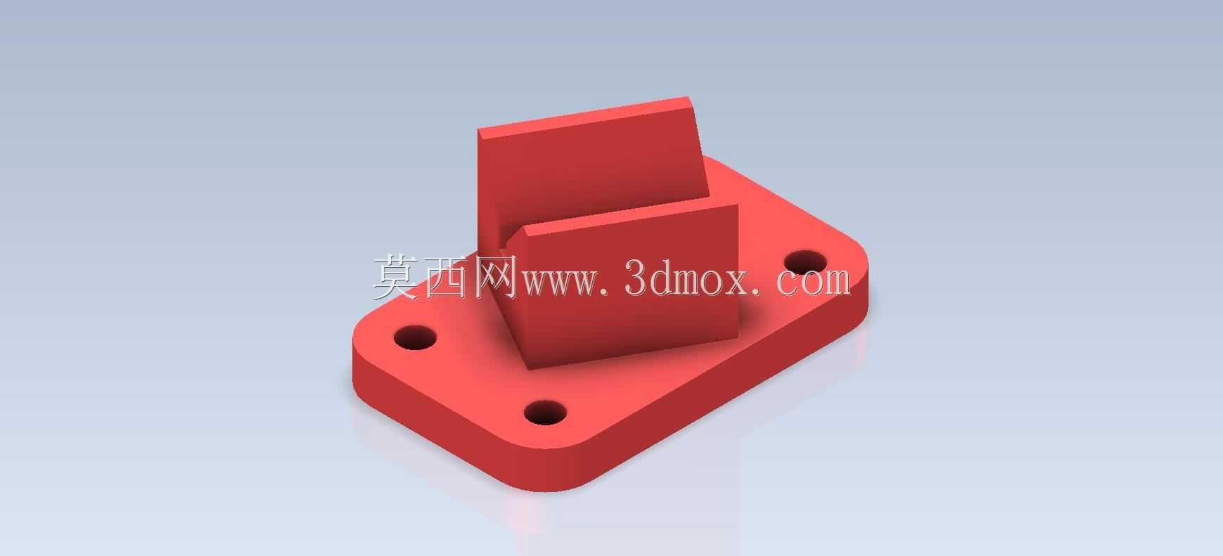 Studycadcam三维CAD练习472/角度V块/Autodesk Inventor Pro