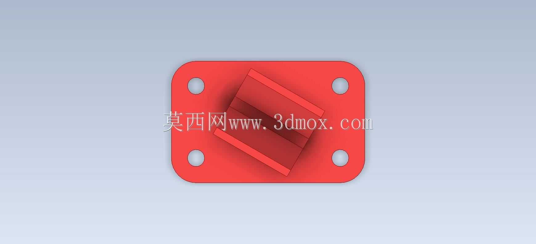 Studycadcam三维CAD练习472/角度V块/Autodesk Inventor Pro
