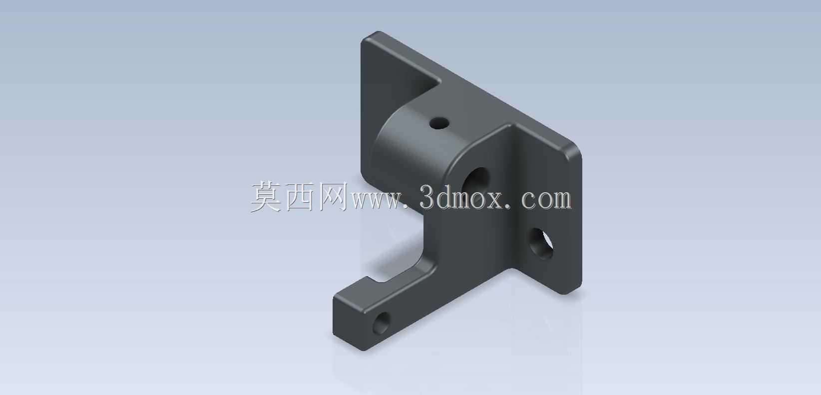 Studycadcam三维CAD练习462/指节支架/Autodesk Inventor Pro