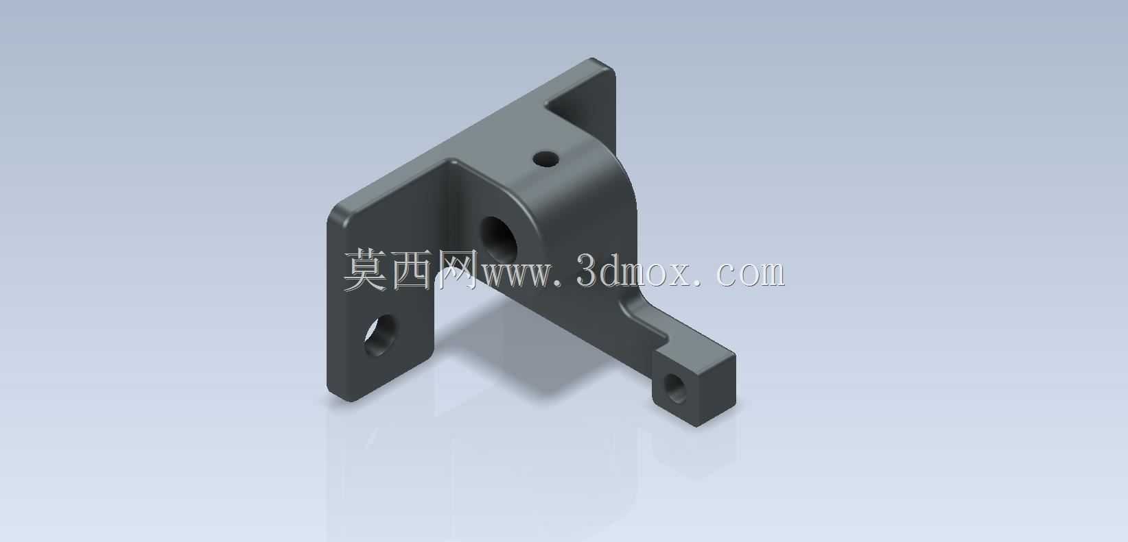 Studycadcam三维CAD练习462/指节支架/Autodesk Inventor Pro