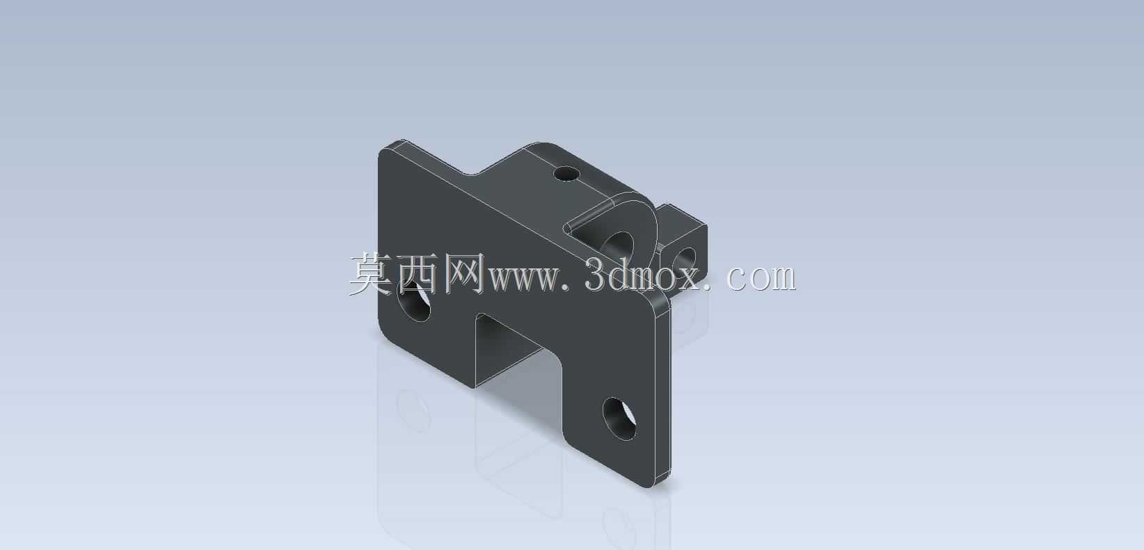Studycadcam三维CAD练习462/指节支架/Autodesk Inventor Pro